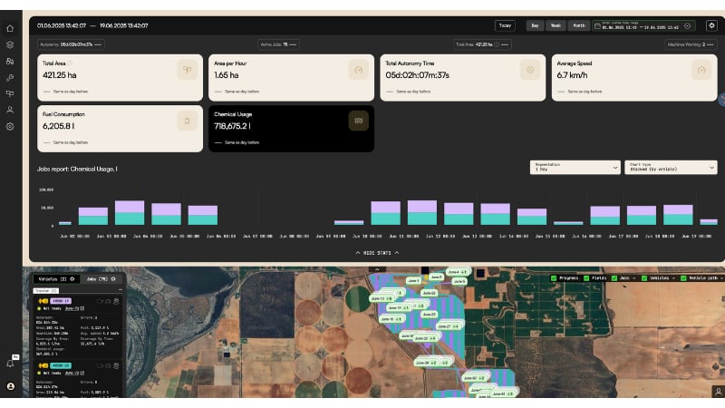 Bonsai Robotics launches telemetry service, autonomizing specialty crop operations